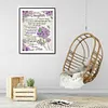 To My Daughter Never Forget I Love You Quotes - Special Shaped Diamond Painting 30*40cm