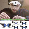 LED Head Magnifier 5 Interchangeable Lenses 1.0X to 3.5X Magnifying Glasses
