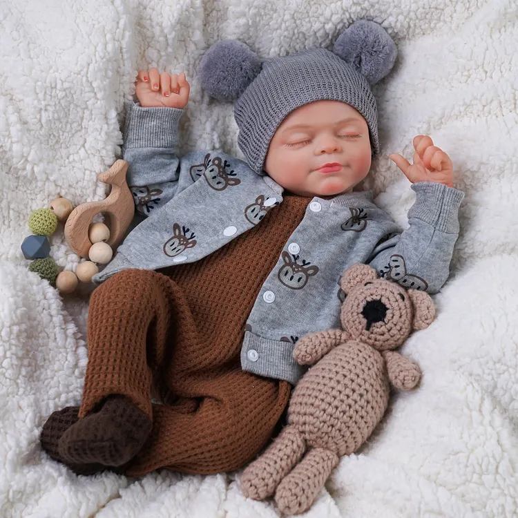[Year Lowest Price] Babeside Sleeping Reborn Baby Ruby 17'' Little Infant Boy Best Gift for Kids