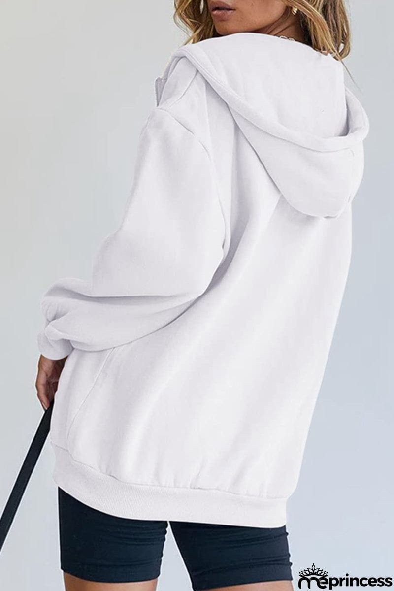 Casual Sportswear Solid Pocket Hooded Collar Outerwear