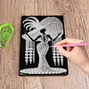 (US Local)50-Page A5 Queen Diamond Painting Notebook for Adult Holiday Birthday Gift