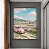 【Limited Stock Sale】(Big Size) Truck On Country Road - 11CT Stamped Cross Stitch 50*65cm/19.69*25.59in