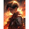 Attack on Titan - Levi Ackerman-11CT Stamped Cross Stitch 30*40cm/11.81*15.75in