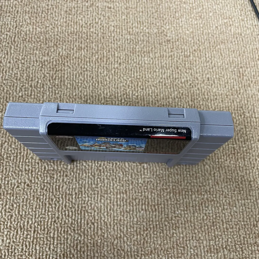 NEW Super Mario Land SNES For Super Nintendo Entertainment System - 16 Bit US Version Game Cartridge