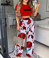 [PUMA&reg;] 2025 NEW FASHION DAMSKA TUNIKA Z OKRĄGŁYM DEKOLTEM DWUCZĘŚCIOWY ZESTAW