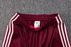 Joyfball 2025/2026 Bayern Munich Long Zipped Jacket Maroon Retro version Football Jersey 1:1 Thai Quality 