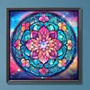 Mandala Glass Painting - Paint By Numbers Acrylic Painting 40*40cm