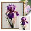 Iris Flower-11CT Stamped Cross Stitch 40*50cm