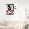Music Notes-Full Round Diamond Painting 35*35cm