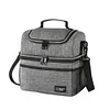Insulated Lunch Bag Double Deck Lunch Box for Work Camping Hiking Beach Picnic