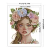 【Limited Stock Sale】Girl With Wreath-14CT Counted Cross Stitch 41*51cm/16.14*20.08in