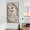 Diamond Painting-DIY Crystal Rhinestone White Dress Fairy(40x70cm)