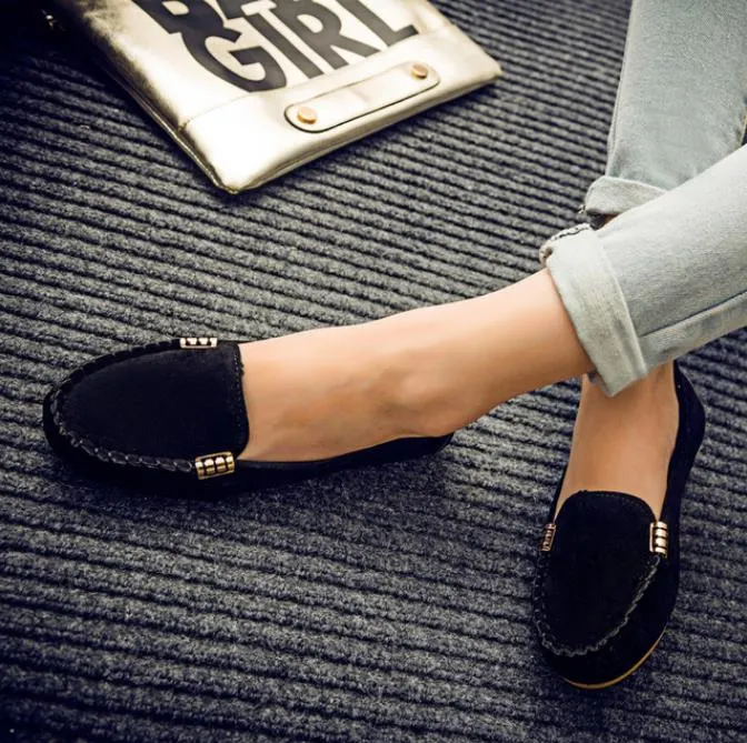 Plus Size Women Flats shoes 2022 Loafers Candy Color Slip on Flat Shoes Ballet Flats Comfortable Ladies shoe zapatos mujer 2022