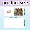 (US Local)6PCS DIY Diamond Art Christmas Greeting Cards Xmas Design Diamond Art Cards