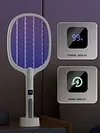 Bug Zapper Racket 2 in 1 Electric Fly Swatter Mosquito Killer for Indoor Outdoor