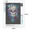 Diamond Painting -DIY Round Drill Skull