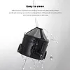 Collapsible Coffee Filter Paperless Hand Brewed Coffee Filter Cup (Black)