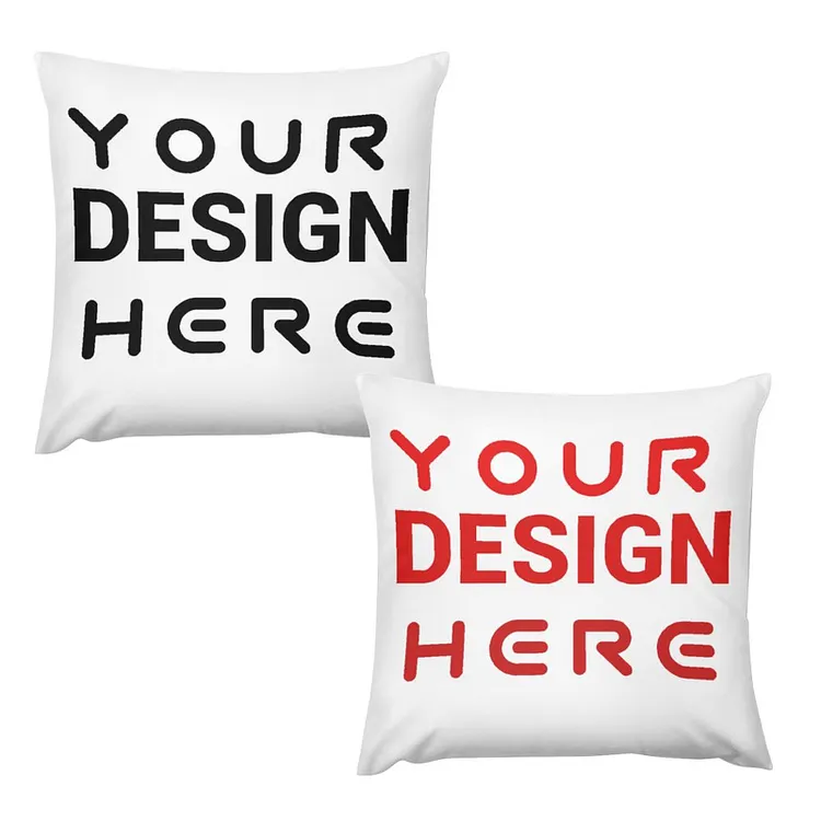 Personalized Design  Plush Pillow Case - Double-sided same image design