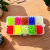 1000pcs/box Luminous Fishing Beads Hard Plastic Round Glow Beads Fishing Stopper