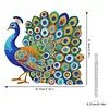 Diamond Painting Acrylic Double-side Peacock Pendant Hanging Gem