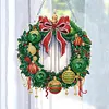 Diamond Painting Christmas Wreath Pendant