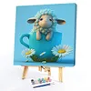 【Limited Stock Sale】Zodiac Sheep-Paint by Numbers Acrylic Painting 40*40CM