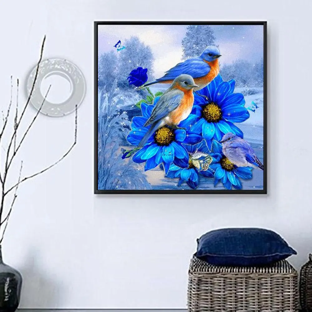 Diamond Painting - Full Square Drill - Bird(30*30cm)