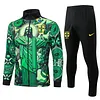 Joyfball 2024/2025 Brazil Long Zipped Jesus Jacket Green Football Jersey 1:1 Thai Quality 