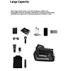 Bike Front Frame Bag Bike Storage Bag Waterproof Detachable Cycling Accessories