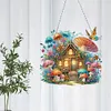 Mushroom Hut Double Sided - 5D DIY Pendant
