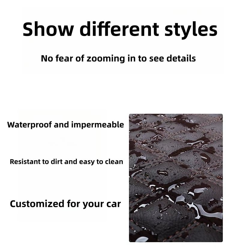 High-end customized car trunk full surround pad
