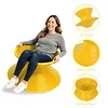 [US Local Warehouse] 360 Rotating Gyro Spun Chair for Kids PE Rotating Sensory Seat Swivel Gyro Chair for Backyard Fun and Outdoor Play Playground or Mall