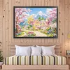 Pastoral Scenery Cottage-11CT Stamped Cross Stitch 85*65cm/33.46*25.59in(Big Size)