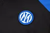 Joyfball 2024/2025 Internazionale Milan Half-Pull Training Suit Black Football Jersey 1:1 Thai Quality Set