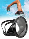 Oval Diving Mask Spearfishing Mask Anti-Fog Adjustable for Underwater Adventures