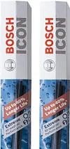 BOSCH 24A22A ICON Beam Wiper Blades - Driver and Passenger Side - Set of 2 Blades (24A & 22A)