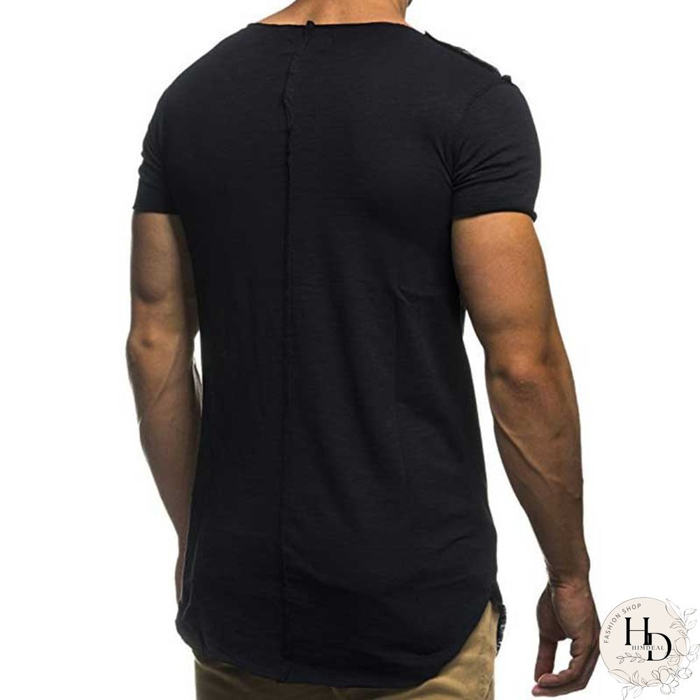 Fashion Men's Patchwork Tshirt Solid Short Sleeve T Shirt Spring Summer Casual Men's O Neck Slim T-Shirts Tops Tees MY071