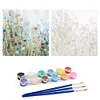 Ink Flower-Paint by Numbers Acrylic Painting 20*20cm(HOT)