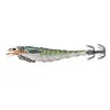 Luminous Wood Shrimp Fishing Lure Steel Wire Squid Jig Shrimp Bait for Saltwater