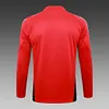 Joyfball 2024/2025 Manchester United Half-Pull Training Suit Red Football Shirt 1:1 Thai Quality