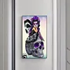 Skull Girl  - Full Round/Square Diamond Painting(80x40cm)