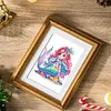 12pcs Gift 5D DIY Square Drill Diamond Painting Kits for Adults Beginners Home Decor Diamonds Paintings Gem Art 5.91x7.09in