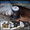 Brushless angle grinder tool with two 16.8V 2000mAh batteries, 5 cutting discs