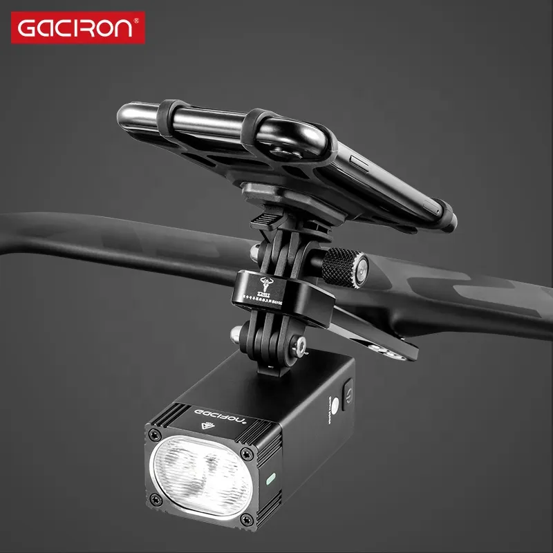 Gaciron H11 Bike Computer Bracket Aluminum Mount for GPS Stopwatch & Bike Camera & bike lamp Adjustable Cycling Handlebar Holder