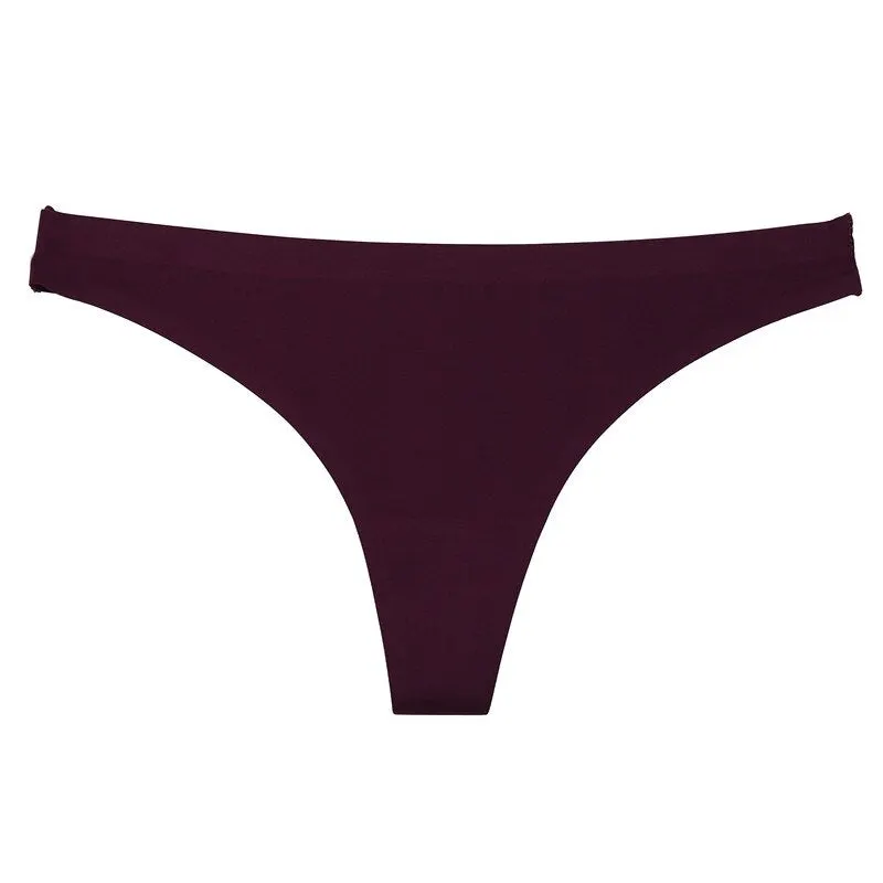 FINETOO Women Thongs Floral Printing Panties for Female Underwear Nylon Seamless Underwear  Panty Sexy Flower G-string Lingerie