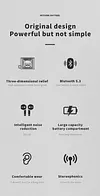 Black Warrior Bluetooth Headset D56 HD Call Wireless In-Ear