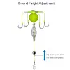 4Pcs 4 Hook Group Feeder Sinker Float Anti Winding Adjustable for Fishing Lovers