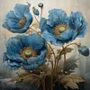 (Multi Style)Flowers-Full Embroidery 3 Strands 11CT Stamped Cross Stitch-40*40CM