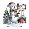 Christmas Print DIY Diamond Painting Desktop Ornaments Kit Table Decor