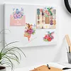 8Pcs Flowers Hummingbird Diamond Painting Fridge Magnet Diamond Art Magnets Kit